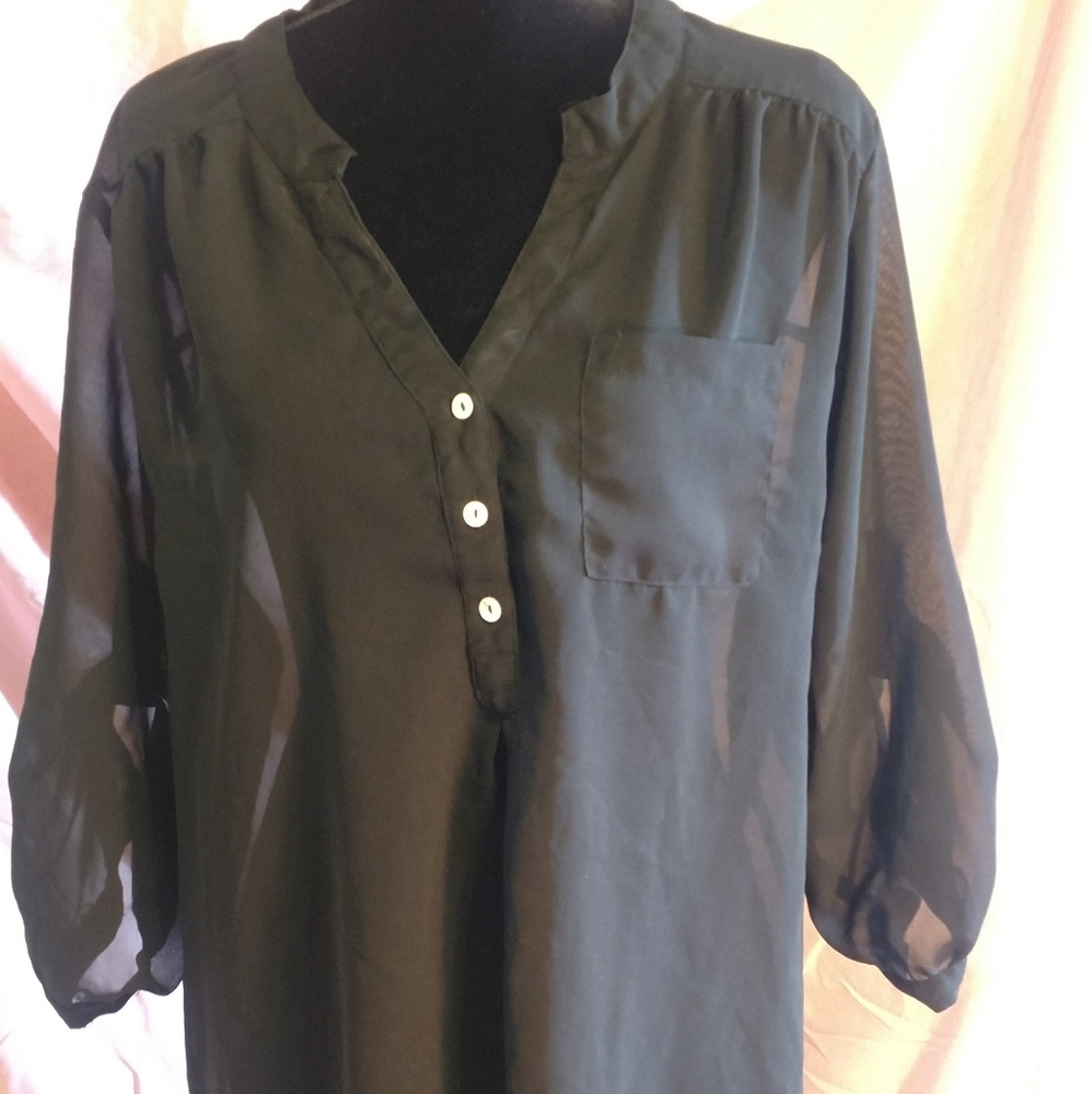 Sheer blouse